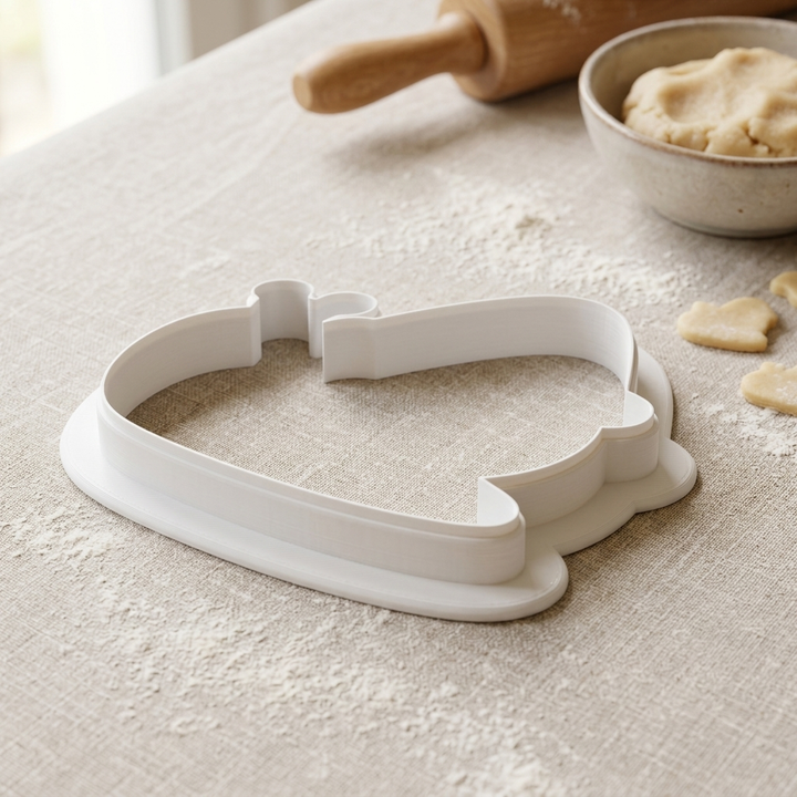 Garden Gnome Snail Cookie Cutter, 3D Printed Birthday Party Cutter