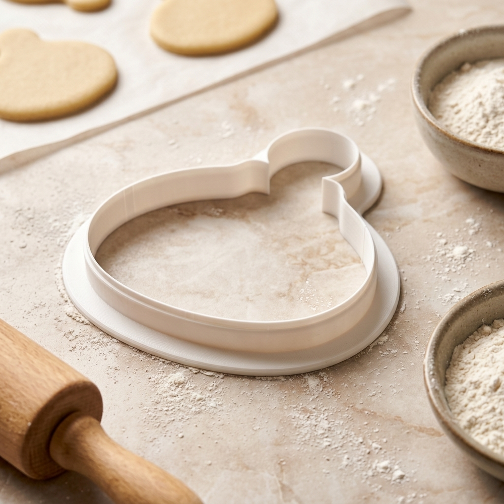 Bao Bun Cookie Cutter, 3D Printed Food Theme Cutter