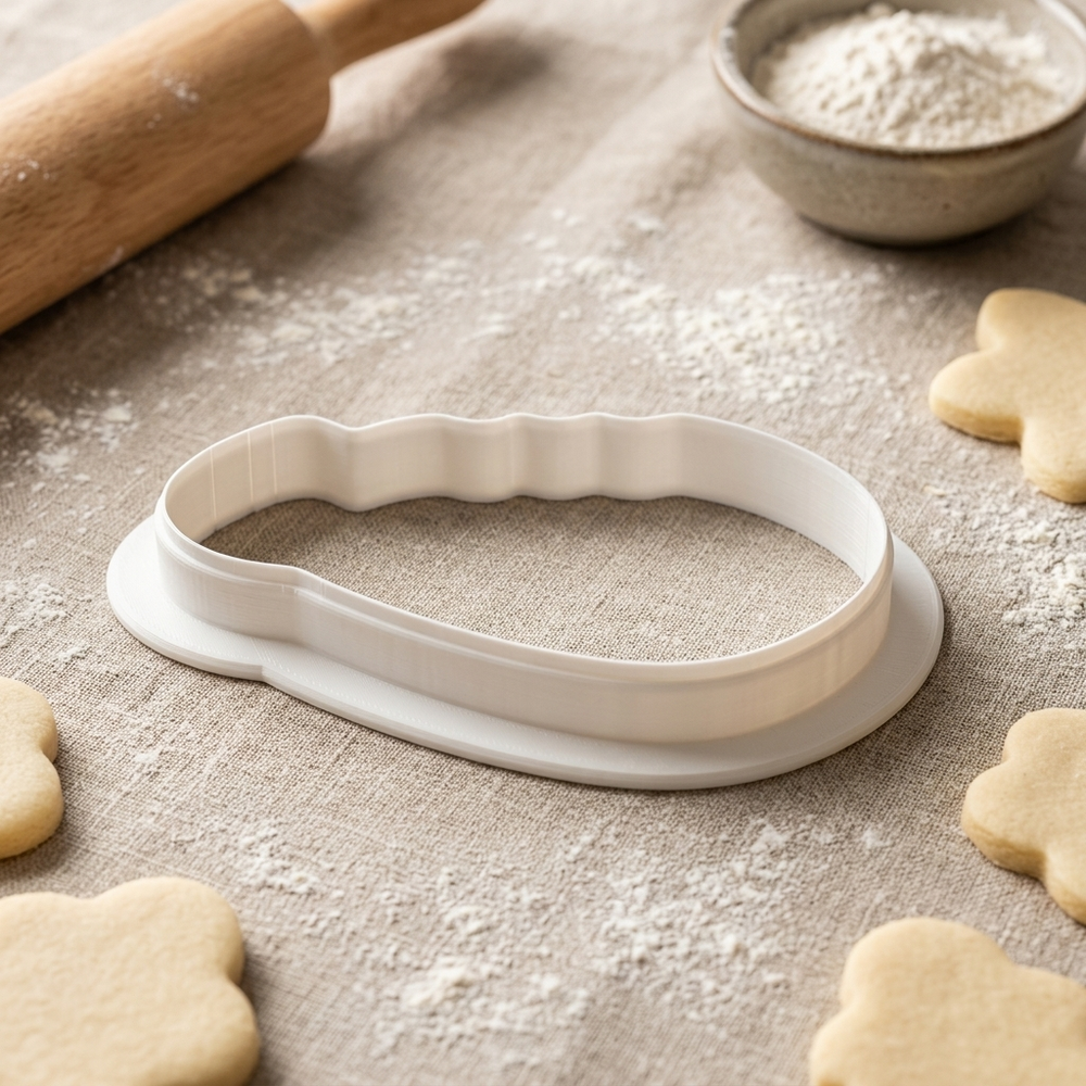 Mochi Ice Cream Cookie Cutter, 3D Printed Food Theme Cutter