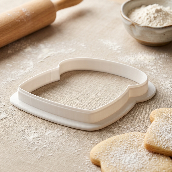 Avocado Toast Cookie Cutter, 3D Printed Food Theme Cutter