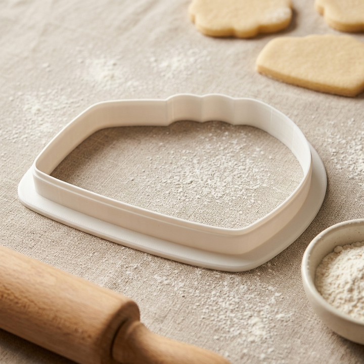 Cheesecake Slice Cookie Cutter, 3D Printed Birthday Party Cutter