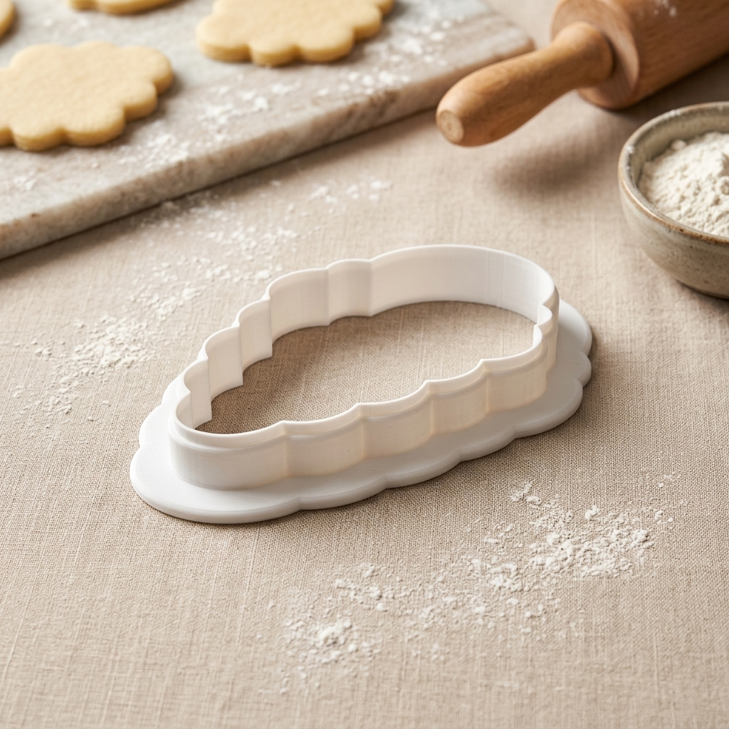 Bubble Waffle Cone Cookie Cutter, 3D Printed Birthday Party Cutter