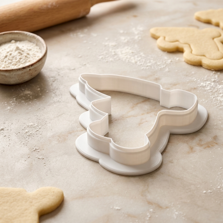 Glue Gun Cookie Cutter, 3D Printed School and Teacher Cutter
