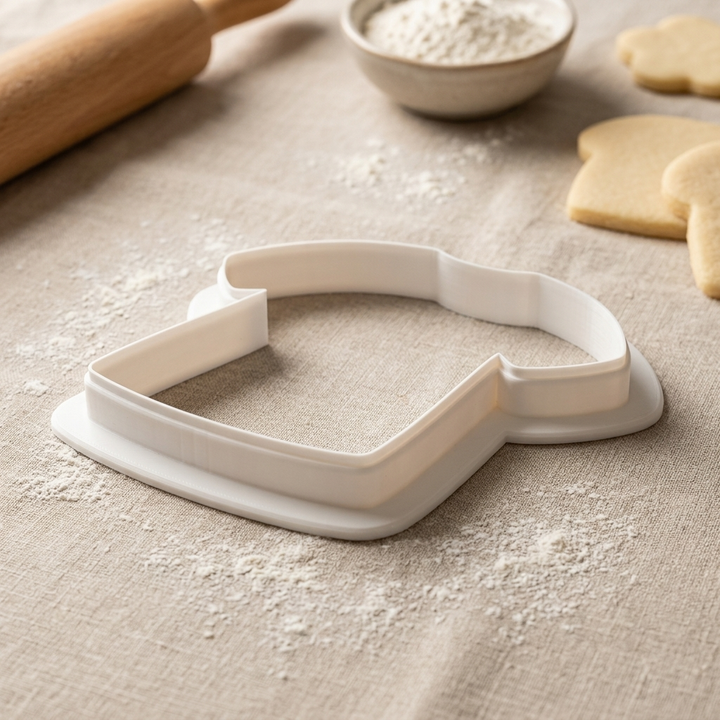Scrub Top Cookie Cutter, 3D Printed STEM Theme Cutter