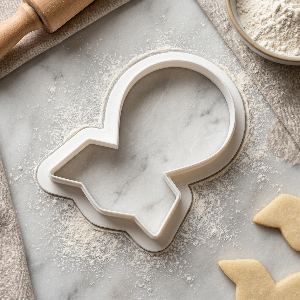 Road Trip Map Pin Cookie Cutter, 3D Printed Work Theme Cutter
