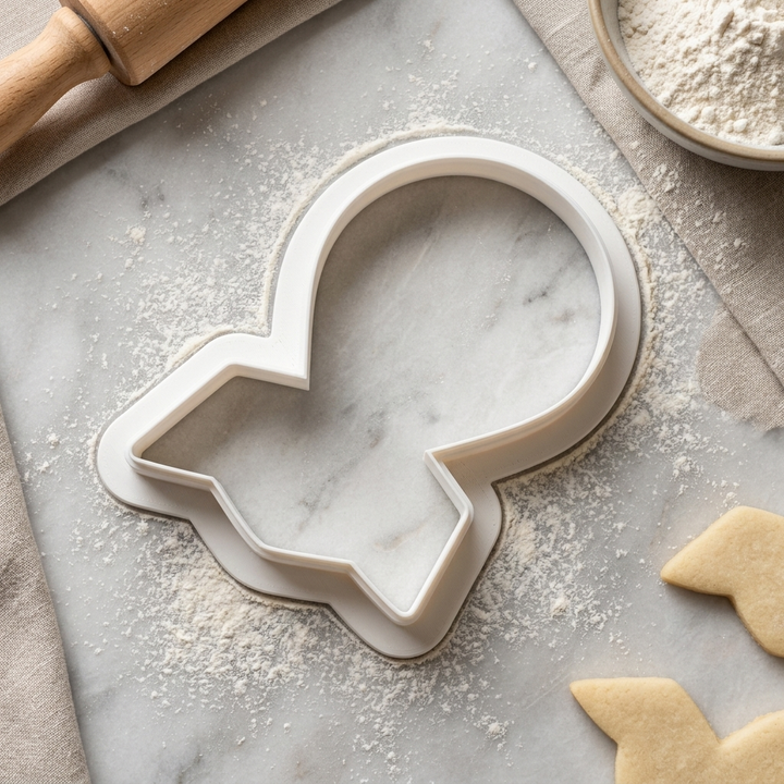 Road Trip Map Pin Cookie Cutter, 3D Printed Work Theme Cutter