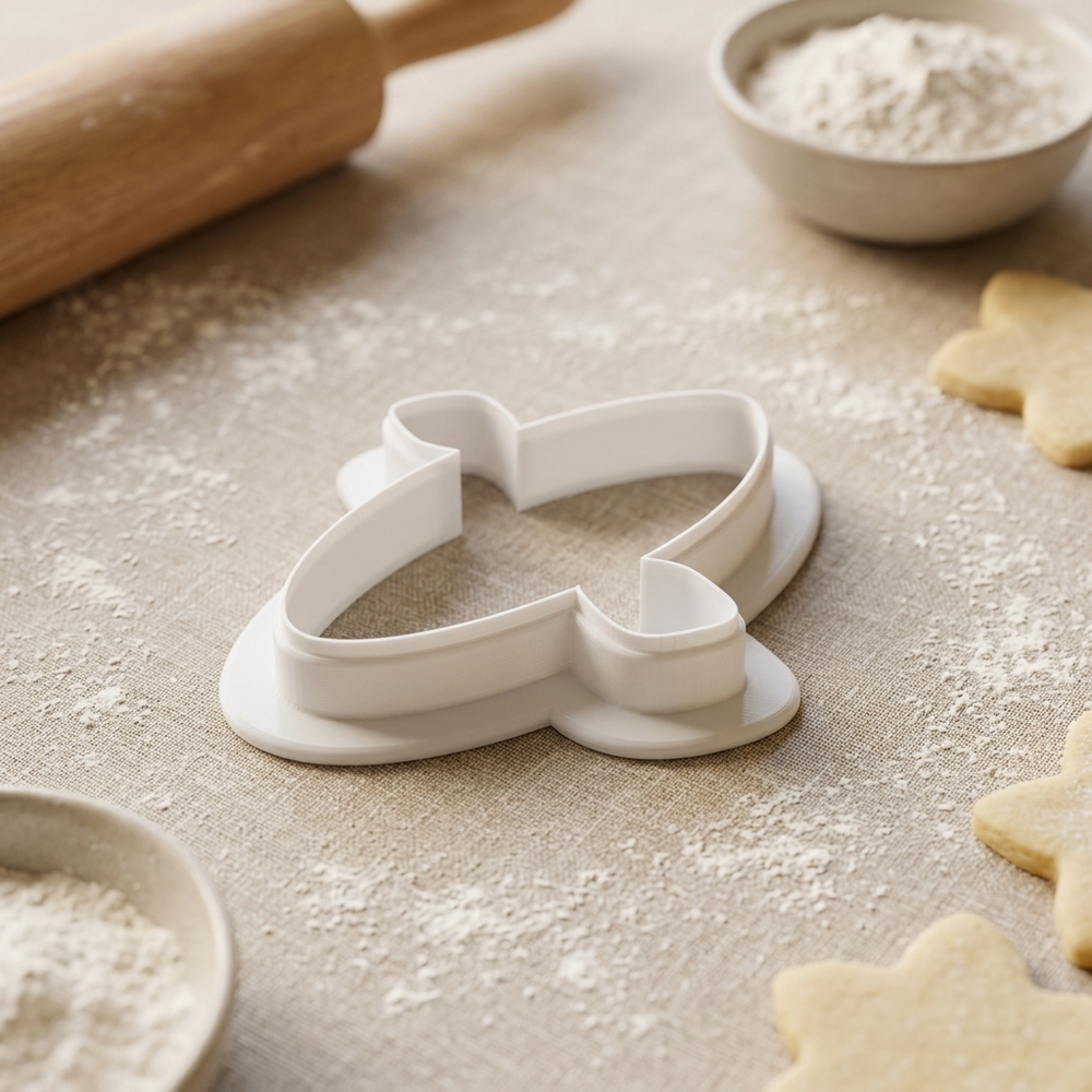 Kayak Cookie Cutter, 3D Printed Birthday Party Cutter
