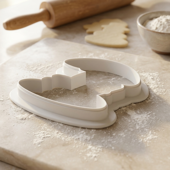Beach Umbrella Chair Cookie Cutter, 3D Printed Travel Theme Cutter