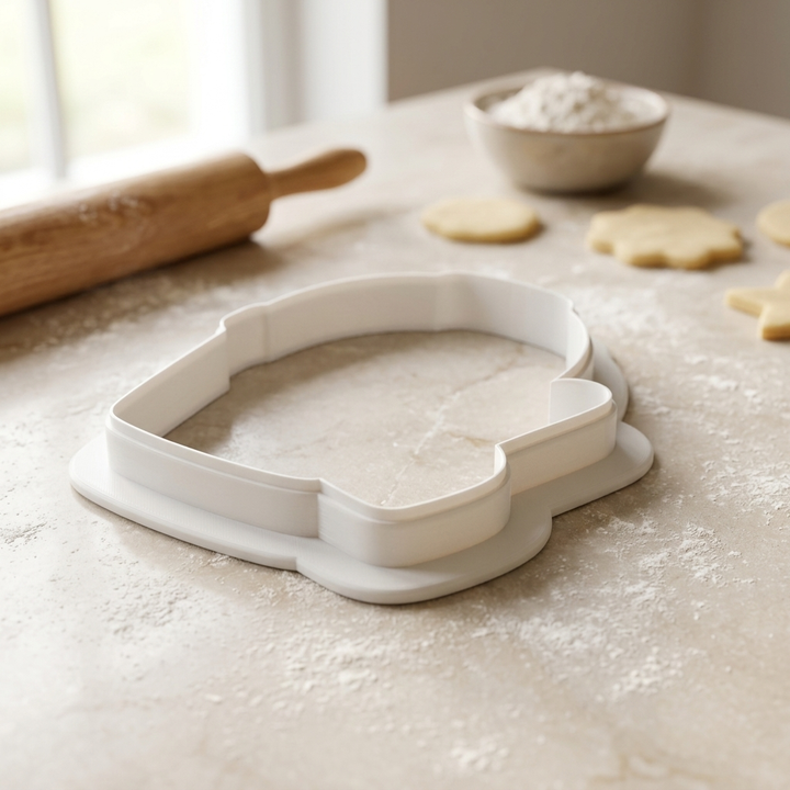 Shell Bucket Cookie Cutter, 3D Printed Wedding Cutter