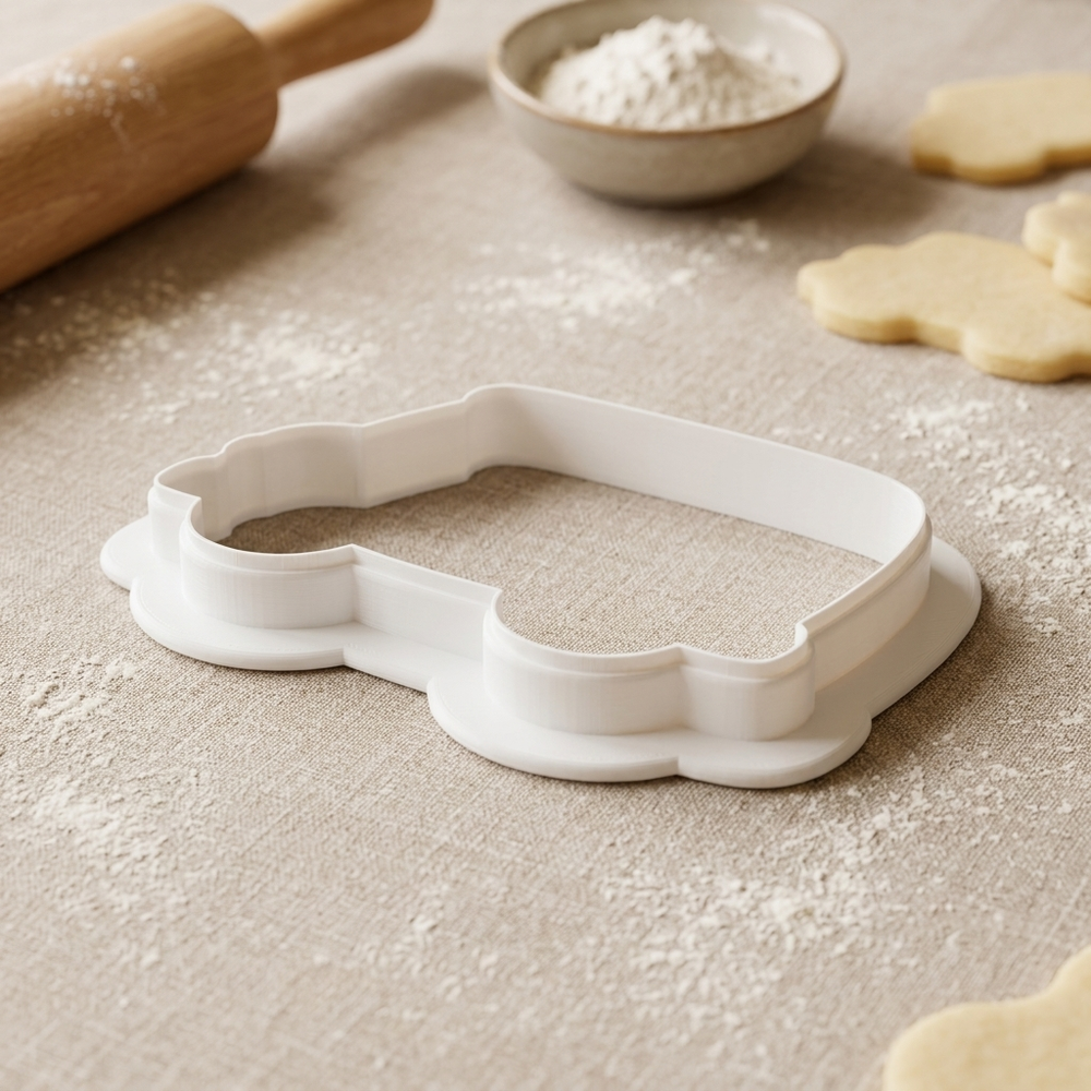 Food Truck Cookie Cutter, 3D Printed Birthday Party Cutter