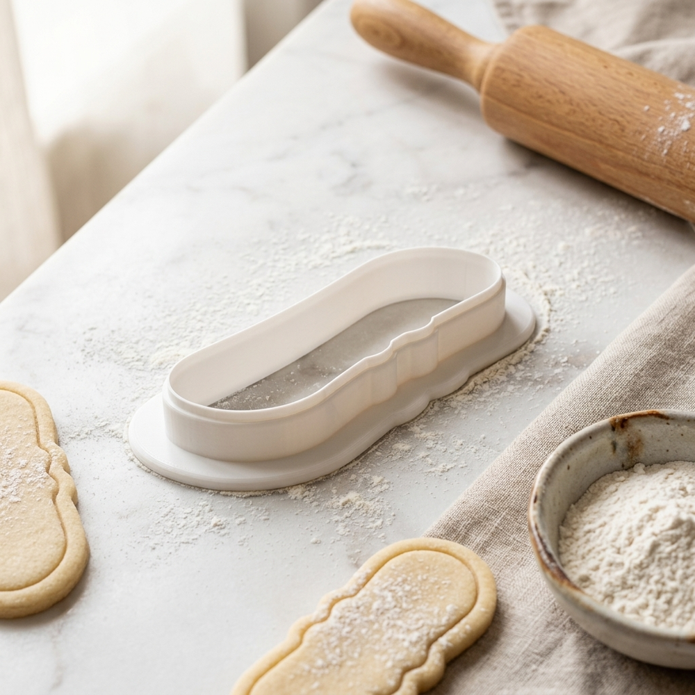 Snowboard Cookie Cutter, 3D Printed Christmas Cutter