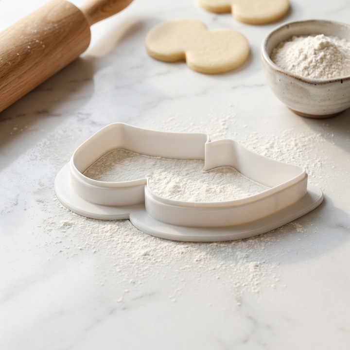 Theater Mask Pair Cookie Cutter, 3D Printed School and Teacher Cutter