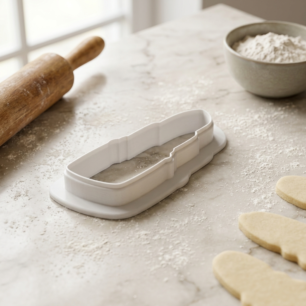 Lipstick Tube Cookie Cutter, 3D Printed Beauty Theme