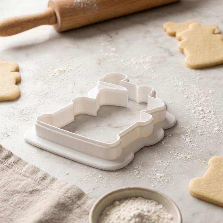 Coffee Grinder Cookie Cutter, 3D Printed Food Theme Cutter