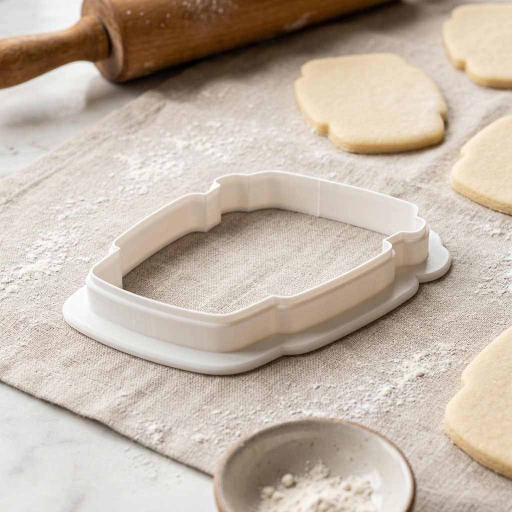 Reusable Coffee Sleeve Cookie Cutter, 3D Printed Food Theme Cutter