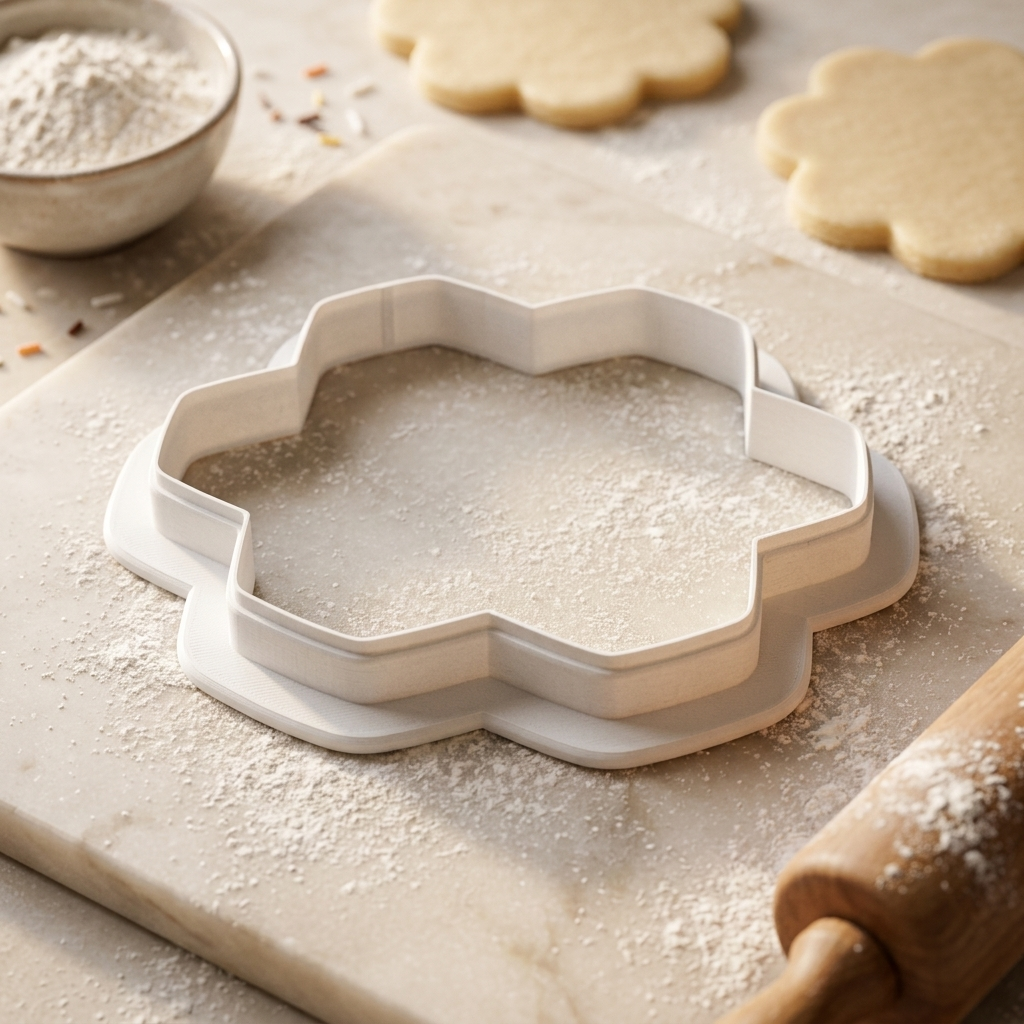 Honeycomb Hex Cluster Cookie Cutter, 3D Printed Baby Shower Cutter