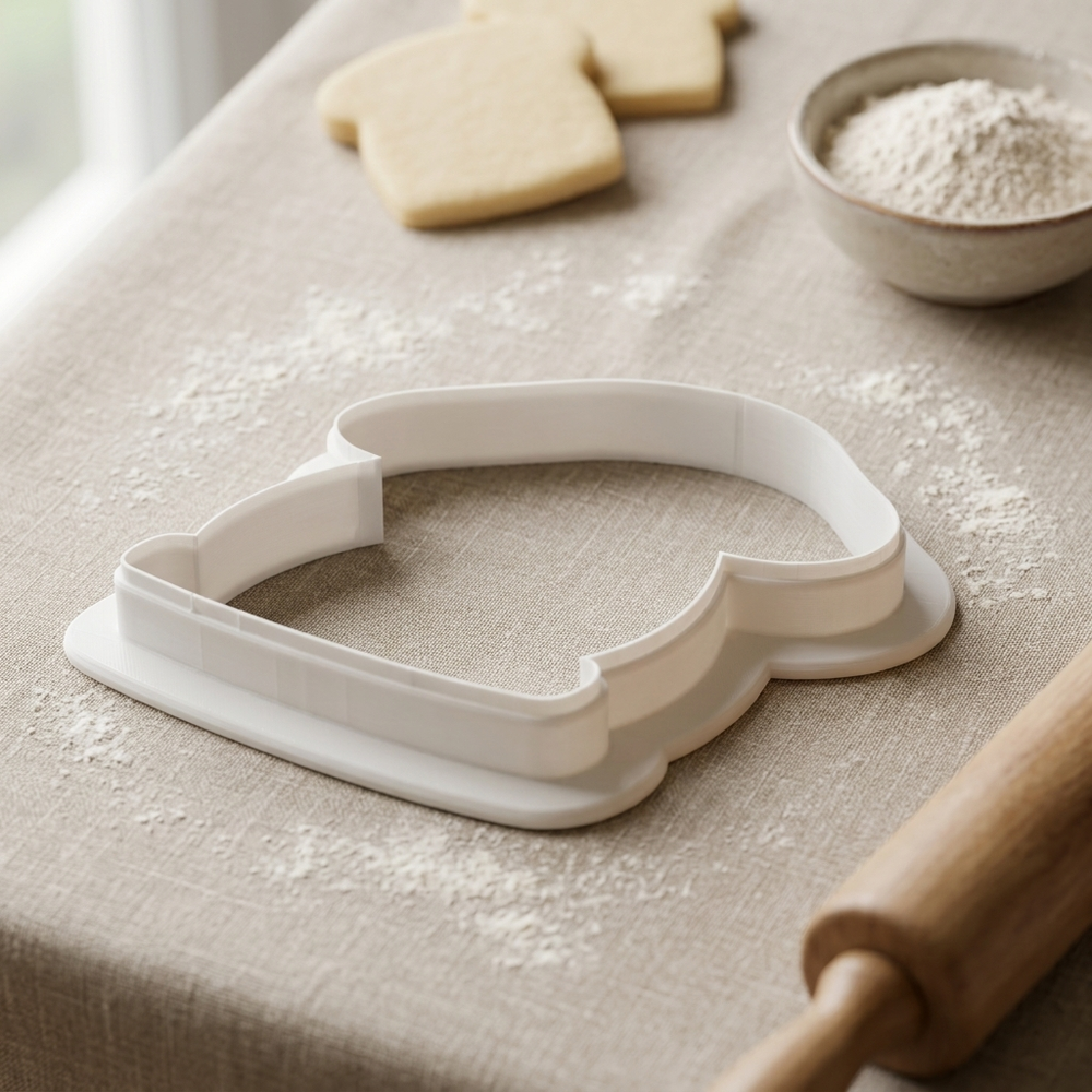 Mushroom Cottage Door Cookie Cutter, 3D Printed Animals Cutter
