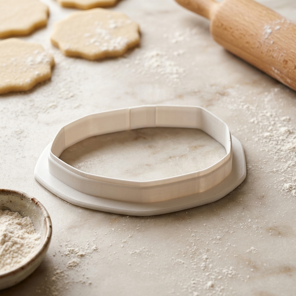 Cactus Terrarium Cookie Cutter, 3D Printed Garden Theme Cutter