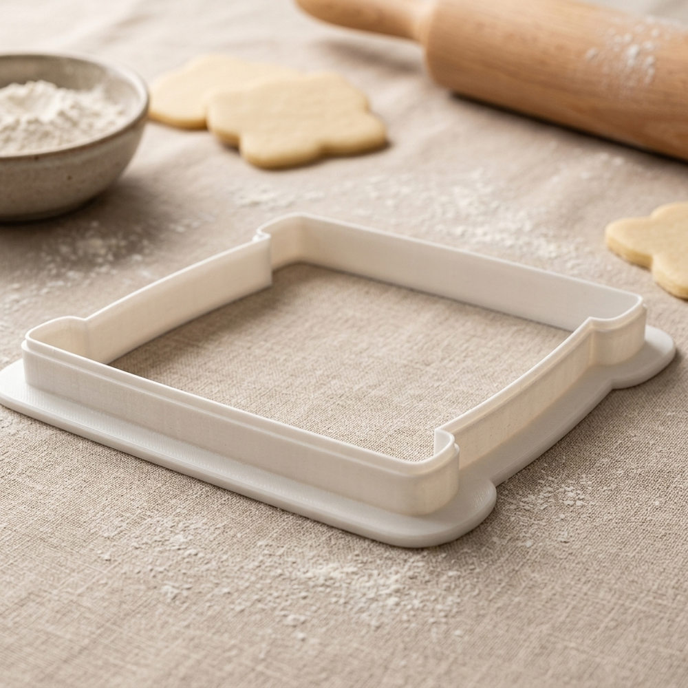Cozy Fireplace Mantel Cookie Cutter, 3D Printed South Asian Festival Cutter