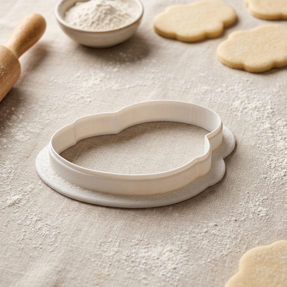 Penguin Snowflake Cookie Cutter, 3D Printed Christmas Cutter