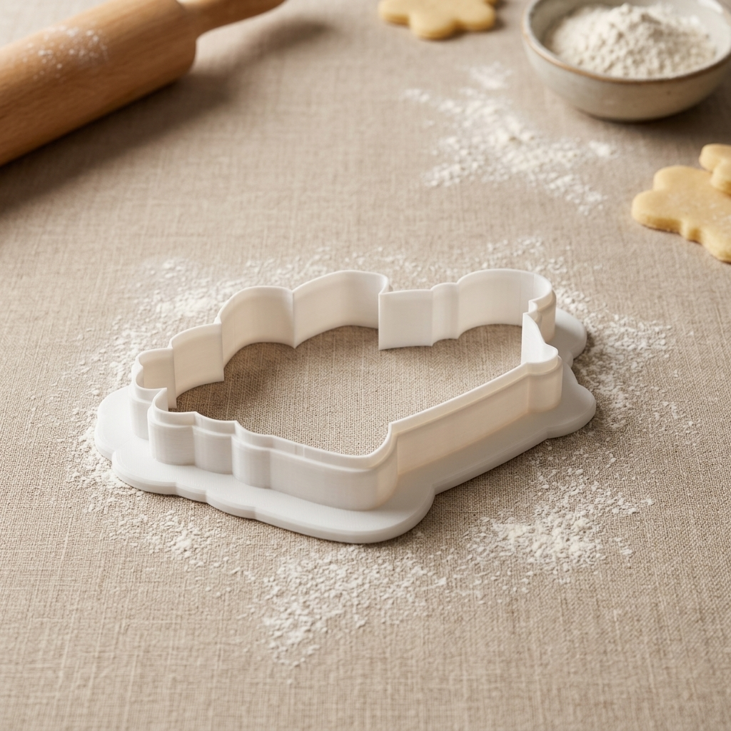Holiday Lantern Pine Branch Cookie Cutter, 3D Printed South Asian Festival Cutter