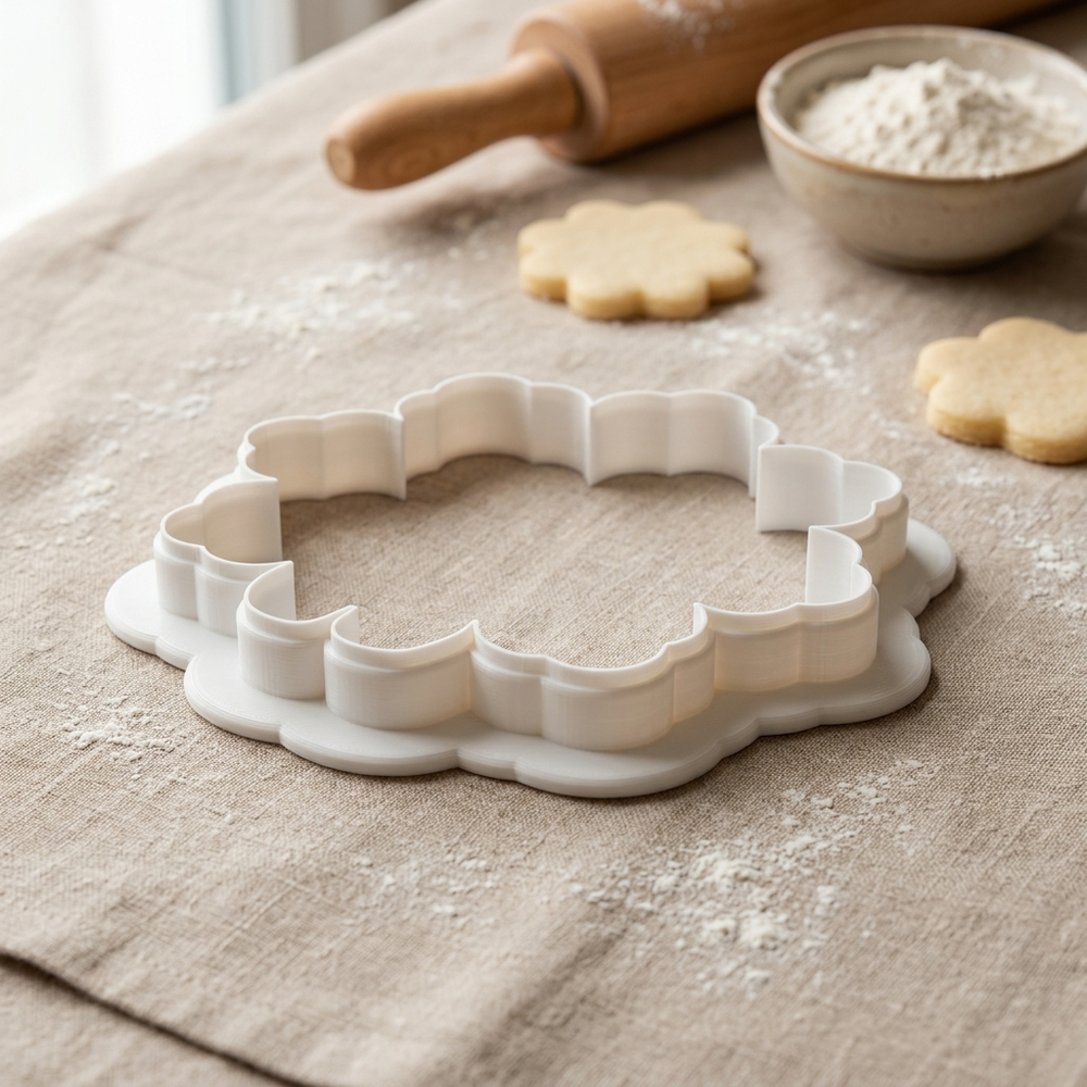 Snowflake Mug Topper Cookie Cutter, 3D Printed South Asian Festival Cutter