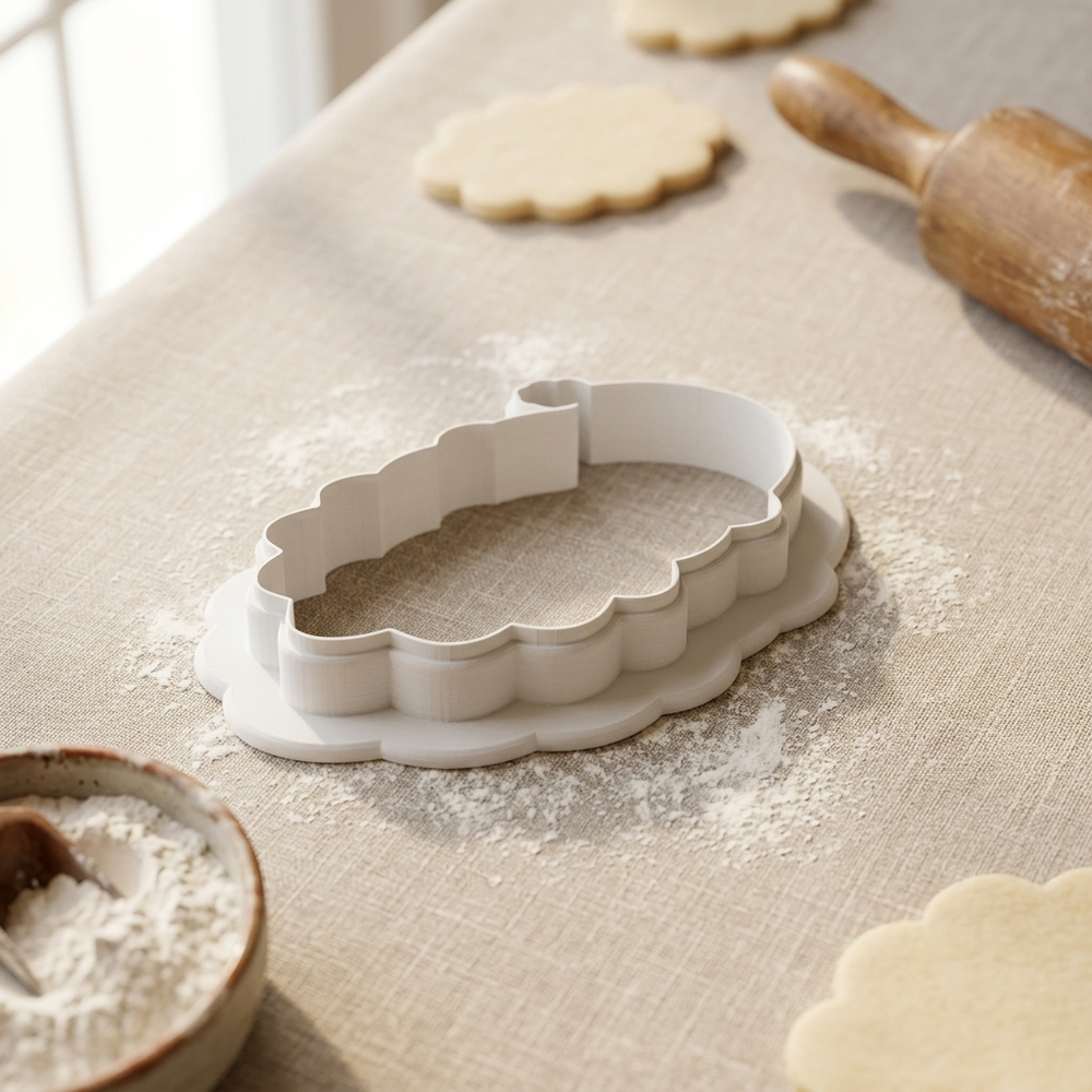 Evergreen Cone Gnome Cookie Cutter, 3D Printed Christmas Cutter