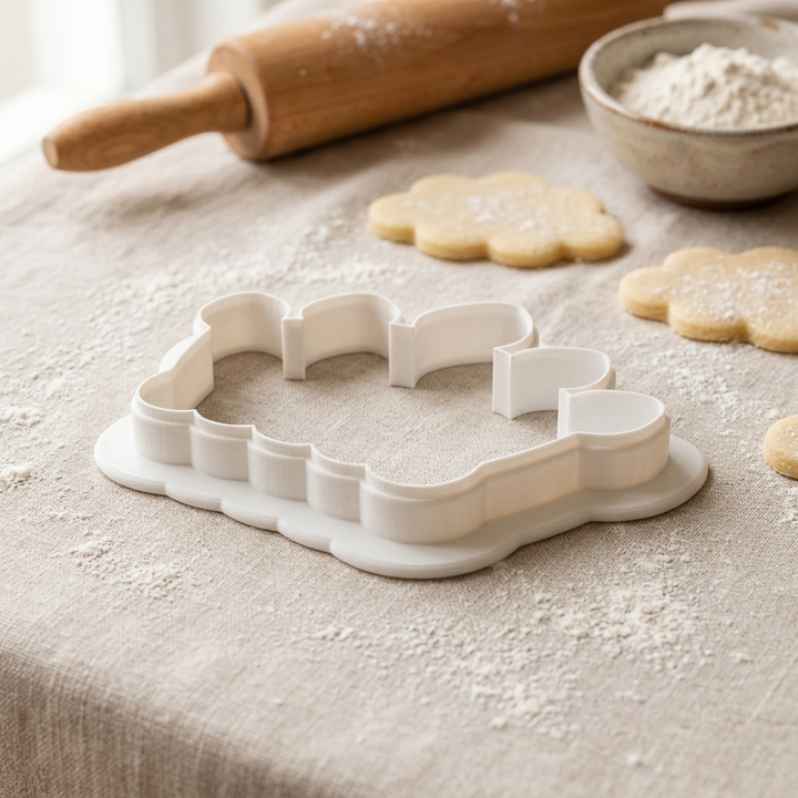 Celebration Crown Cookie Cutter, 3D Printed Birthday Party Cutter