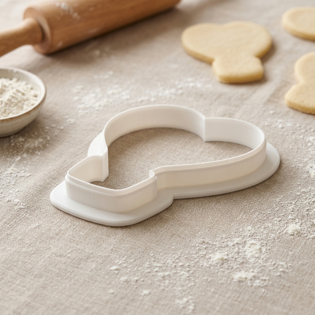 Heart Hot Air Balloon Cookie Cutter, 3D Printed Baby Shower Cutter