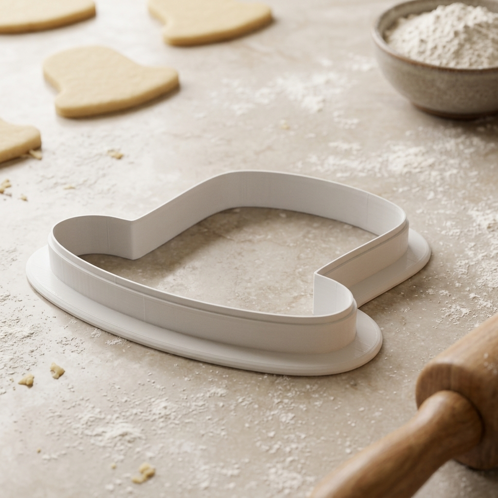 Clover Top Hat Cookie Cutter, 3D Printed St Patricks Day Cutter