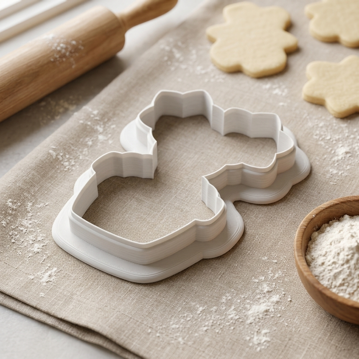 Daffodil Bulb Pot Cookie Cutter, 3D Printed Easter Cutter