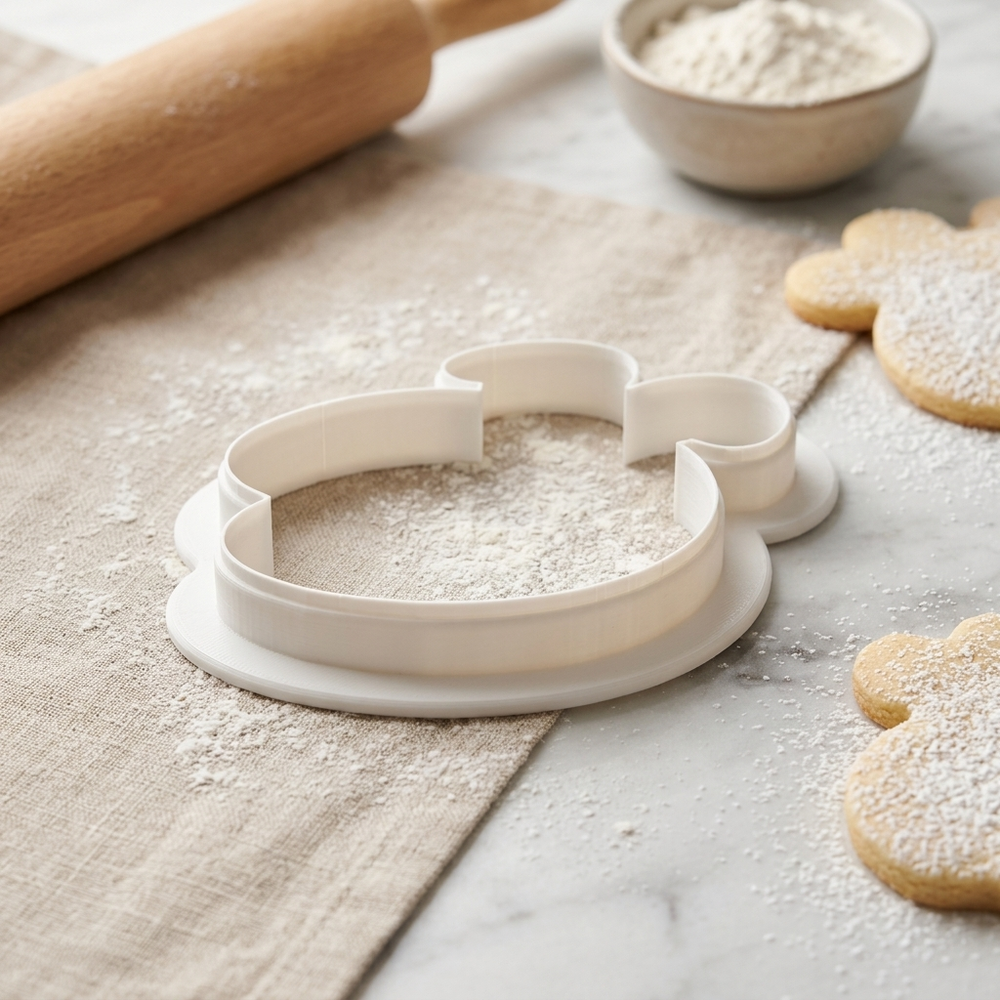 Easter Bunny Paint Palette Cookie Cutter, 3D Printed Easter Cutter