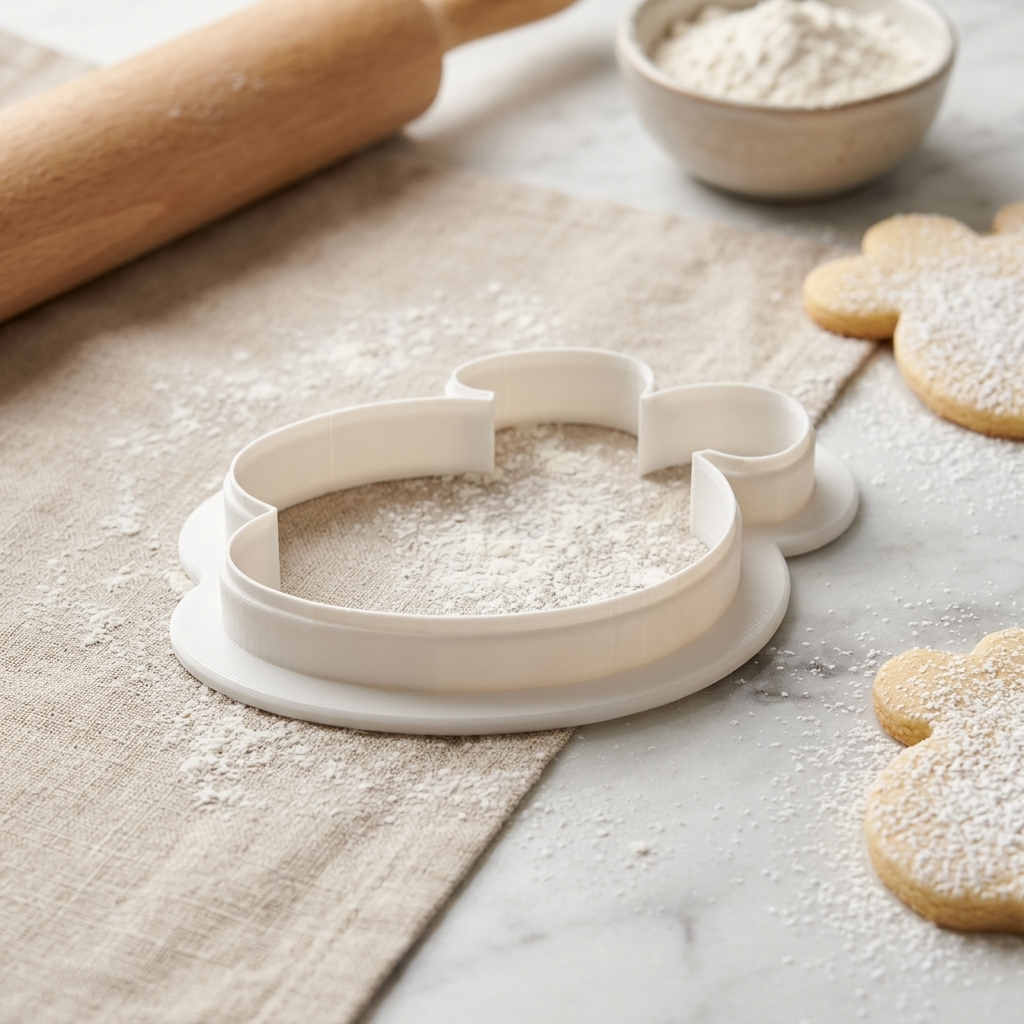 Easter Bunny Paint Palette Cookie Cutter, 3D Printed Easter Cutter