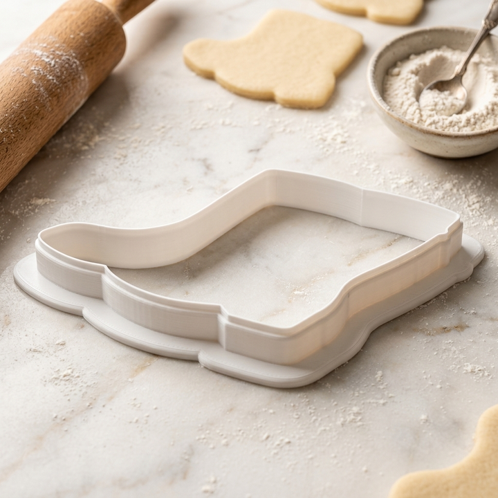 Tulip Rain Boot Pair Cookie Cutter, 3D Printed Family Gift Cutter