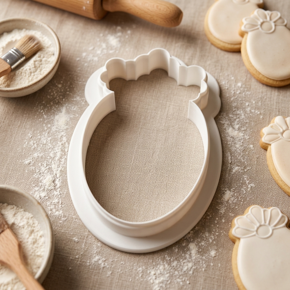 Carrot House Cookie Cutter, 3D Printed Easter Cutter