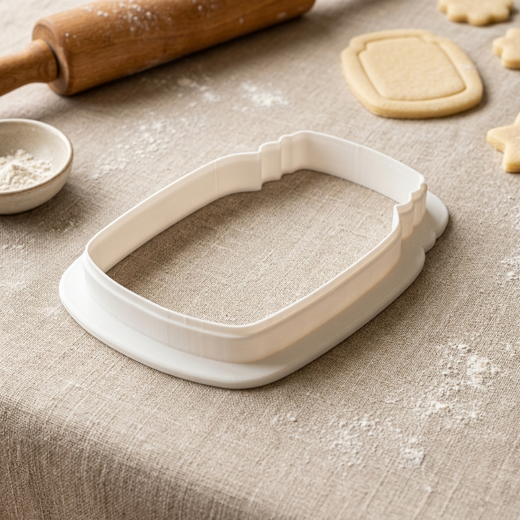 Patriotic Mason Jar Cookie Cutter, 3D Printed Patriotic Cutter