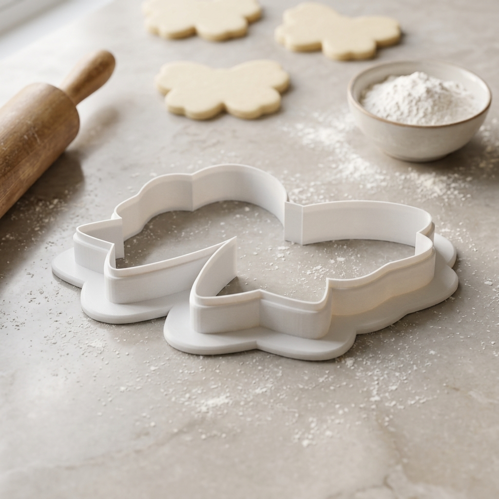 Liberty Bow Cookie Cutter, 3D Printed South Asian Festival Cutter