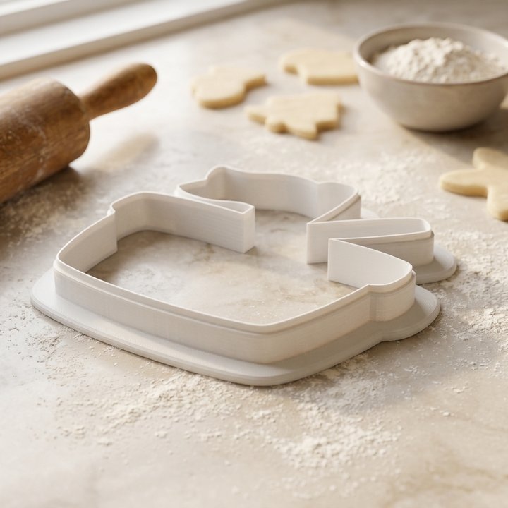Picnic Flag Basket Cookie Cutter, 3D Printed South Asian Festival Cutter