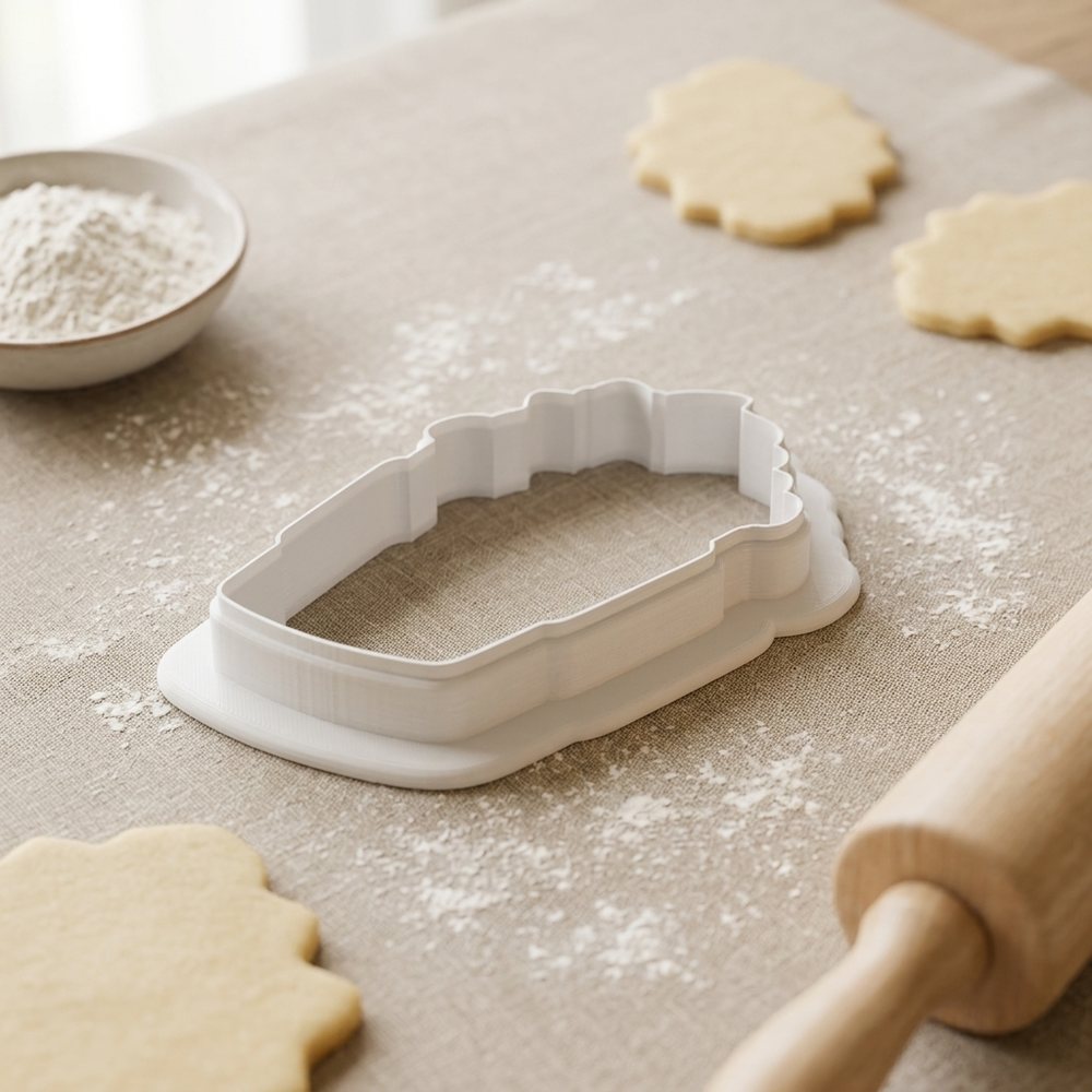 Pumpkin Spice Cup Cookie Cutter, 3D Printed Thanksgiving Cutter