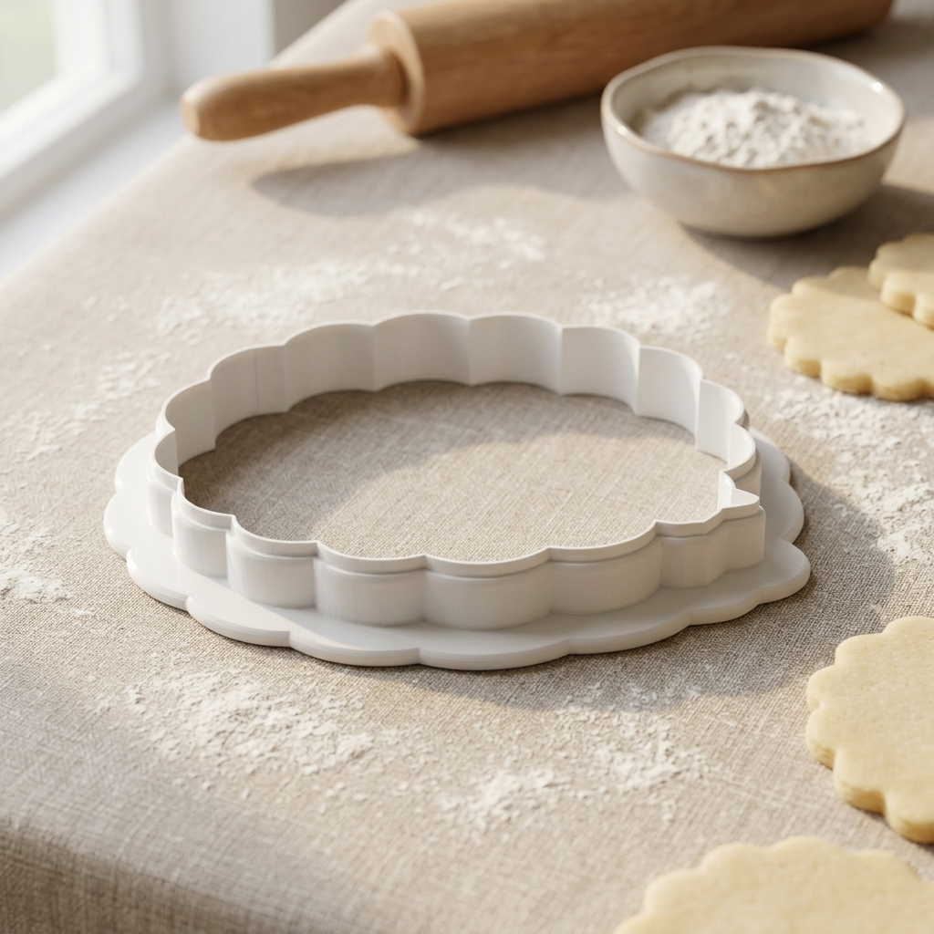 Fall Leaf Pie Plate Cookie Cutter, 3D Printed Thanksgiving Cutter