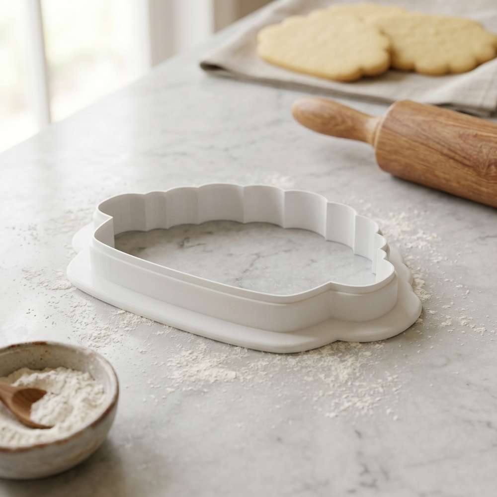 Sweet Potato Casserole Cookie Cutter, 3D Printed Thanksgiving Cutter