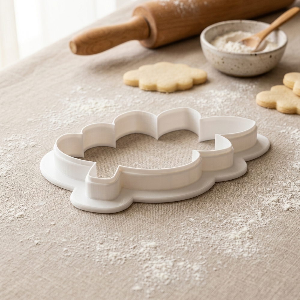 Cranberry Sprig Cookie Cutter, 3D Printed South Asian Festival Cutter