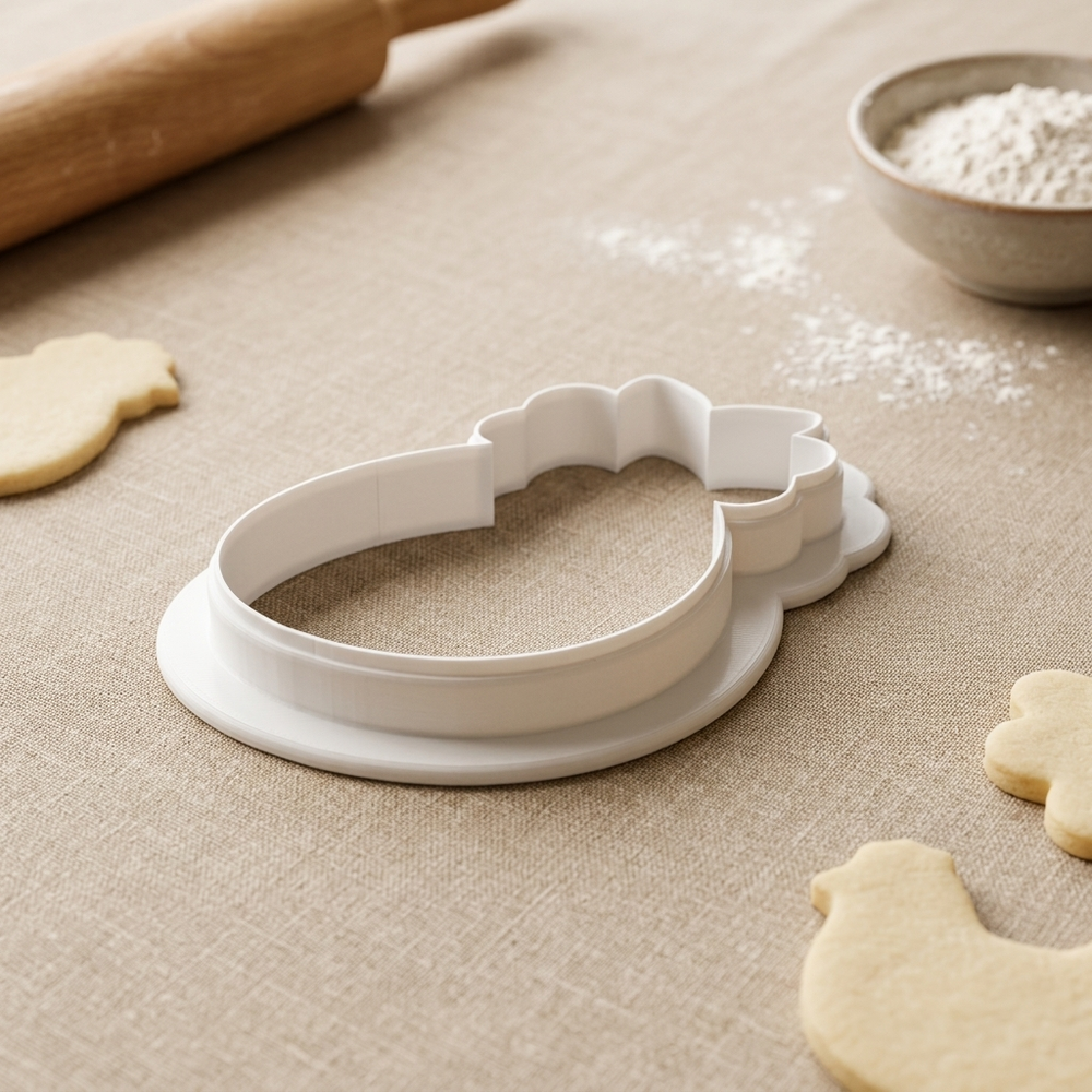 Baby Bow Swaddle Cookie Cutter, 3D Printed Baby Shower Cutter