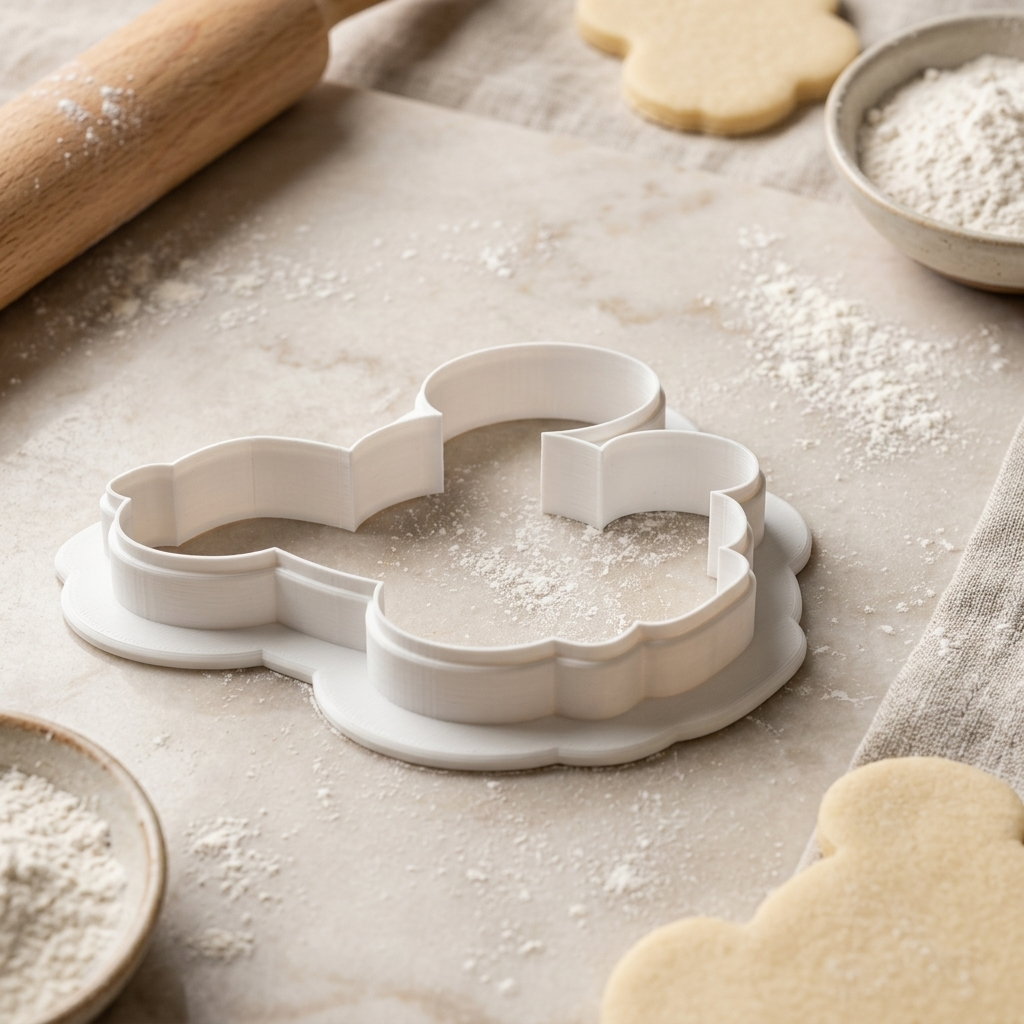 Baby Safari Jeep Cookie Cutter, 3D Printed Baby Shower Cutter