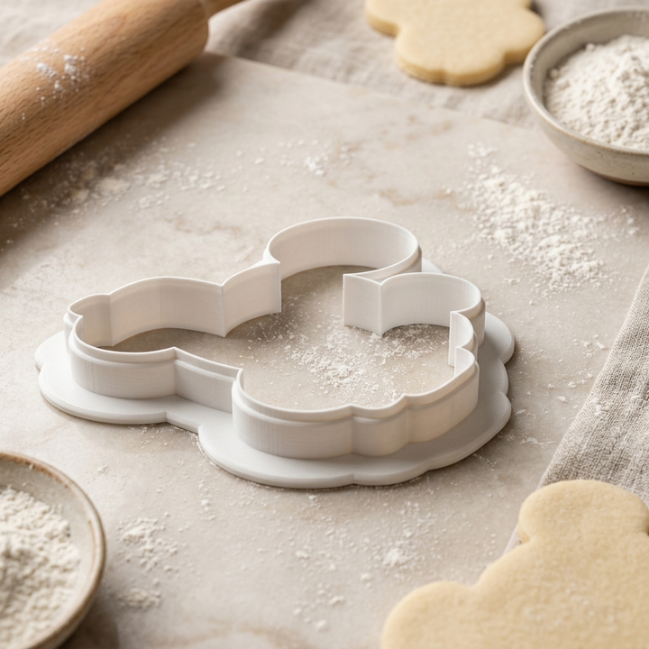 Baby Safari Jeep Cookie Cutter, 3D Printed Baby Shower Cutter
