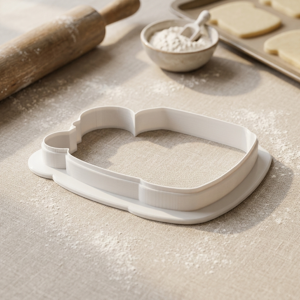 Baby Milestone Camera Cookie Cutter, 3D Printed Baby Shower Cutter