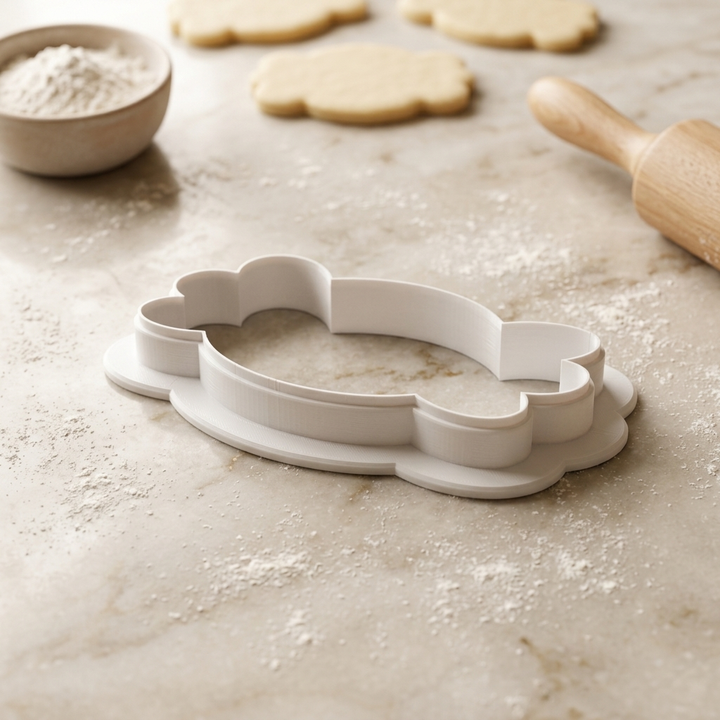 Axolotl Face Cookie Cutter, 3D Printed Birthday Party Cutter