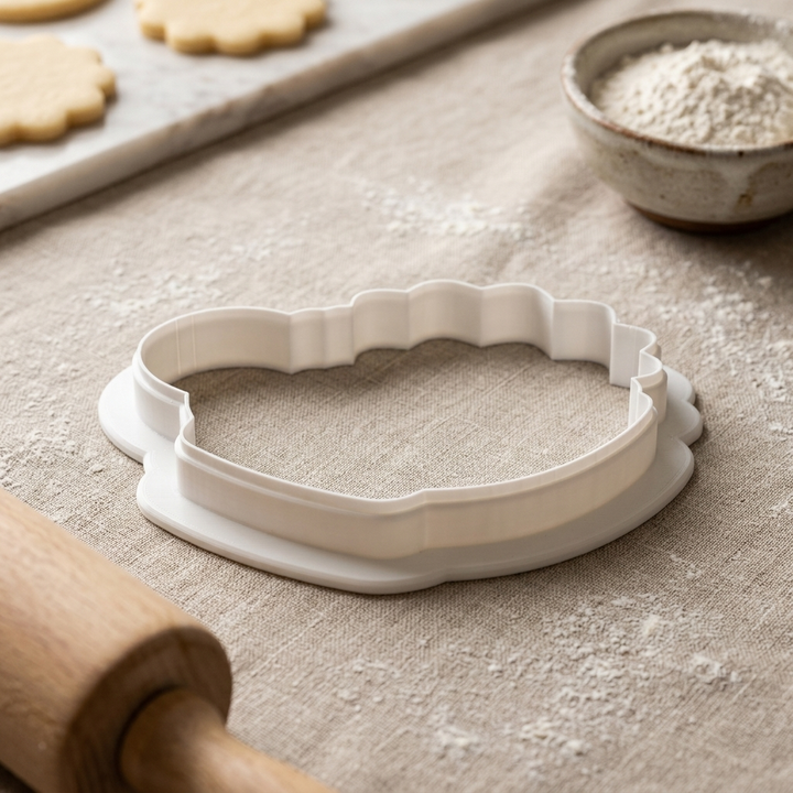 Hedgehog Teacup Cookie Cutter, 3D Printed Animals Cutter