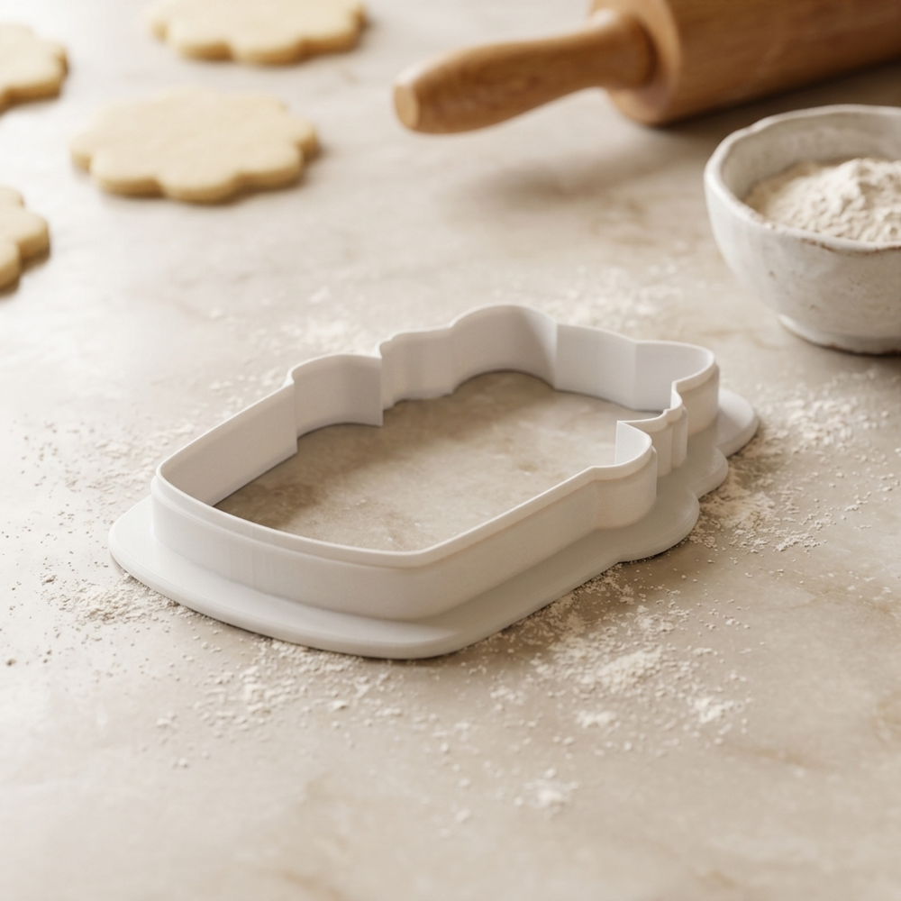 Raccoon Trash Can Cookie Cutter, 3D Printed Birthday Party Cutter