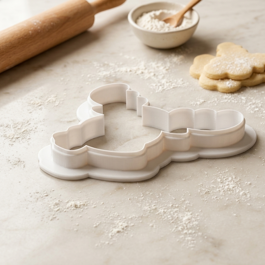 Moose Head Cookie Cutter, 3D Printed Christmas Cutter